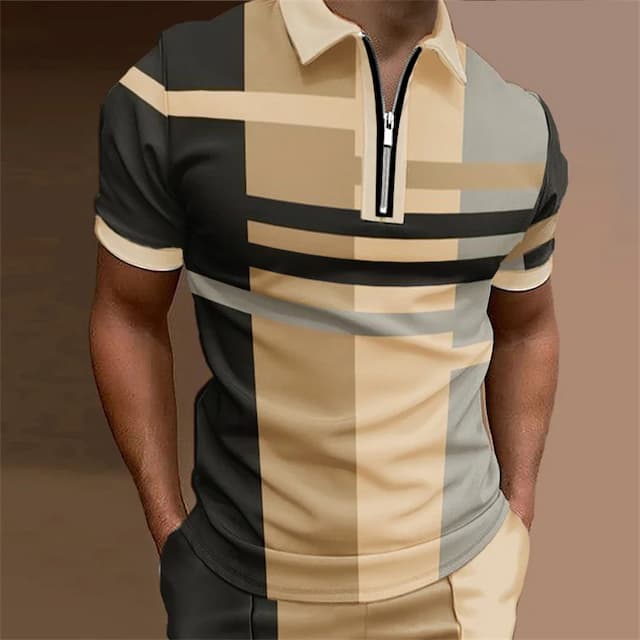 Zip Polo Shirt